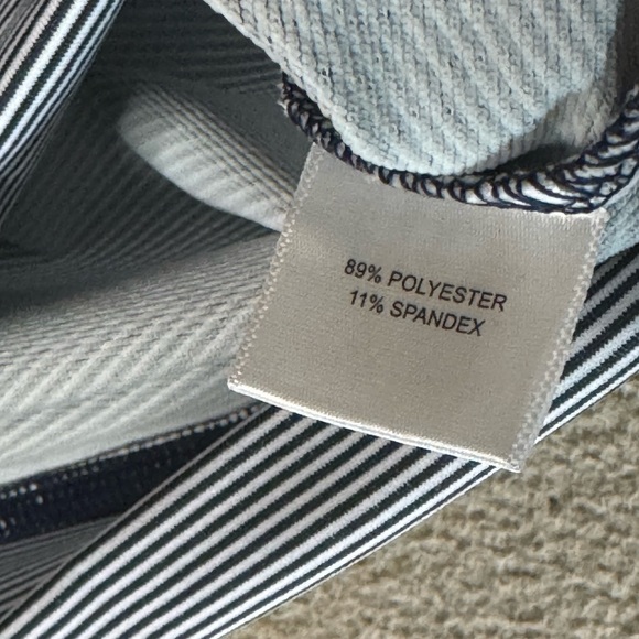 Peter Millar Perth Sugar Stripe Performance Quarter-Zip Golf Sport Men Size L - Picture 7 of 8